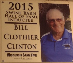 Bill Clothier inducted into Wisconsin State Fair Hall of Fame