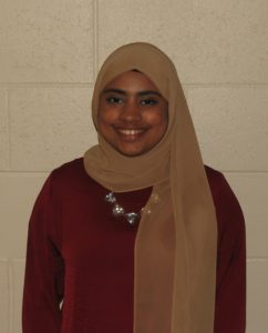 Exchange student Fatema Alsaffar enjoyed her time in Clinton