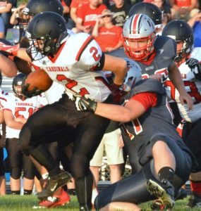 Cardinals fall in final seconds of lightning-delayed contest against Big Foot