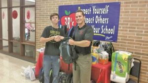 Senior raises over $1,500, donates supplies to Elementary School