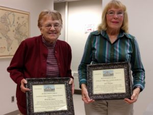 Brodhead Historical Society commends Betty Earleywine and Carol Gombar