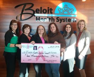 Shirley Hood Memorial Breast Cancer Relief Foundation Donates $5,000 to Beloit Cancer Center