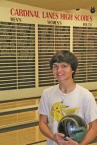 Tristan Hendler bowls perfect game