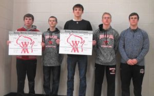 Five wrestlers to compete in sectionals