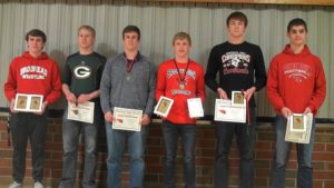 Wrestlers recognized after strong season