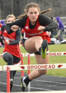 Track team captures two wins