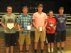 Baseball players recognized