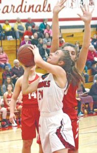 Whippets ground Cardinal girls basketball