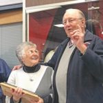 Bob Olsen celebrated at surprise party