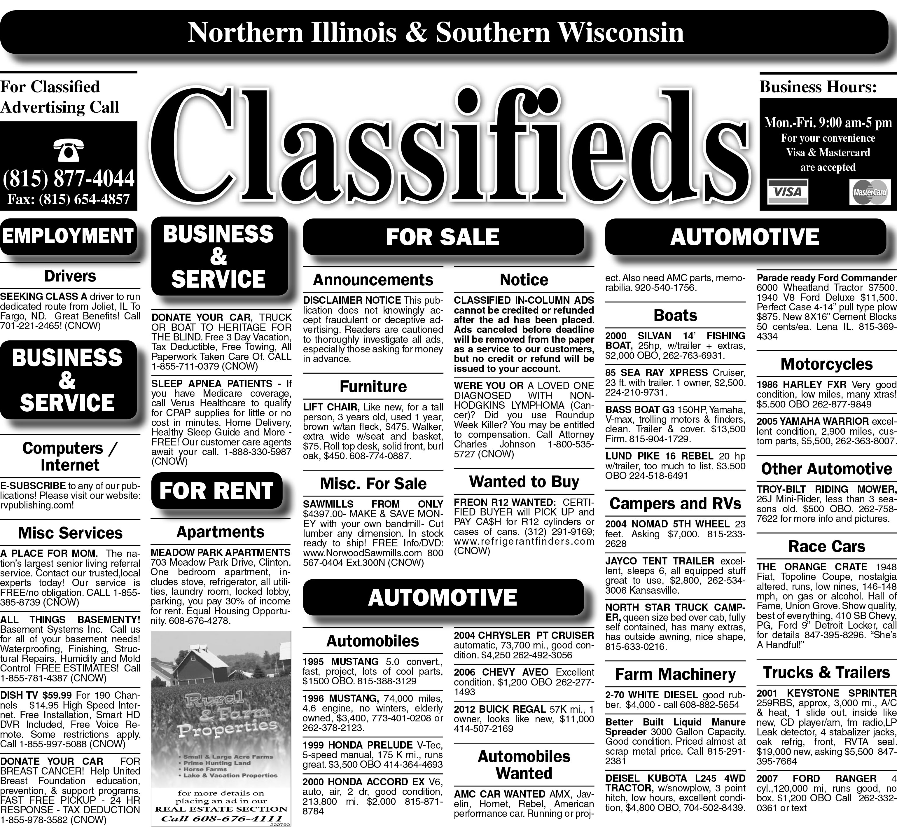 8/23/18 Clinton Classified