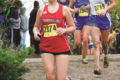 ERICA GOKEY PHOTO The Independent-Register
Emma Lokkos pushes hard, as Albany’s Emileigh Dallman is close behind.