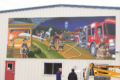 ERICA GOKEY PHOTO The Independent-Register
The finished mural consists of 12 painted panels.