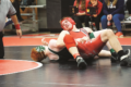 PAM GREEN PHOTO The Independent-Register
Blain Berget won by fall over Madison Memorial’s Todd Dombo.