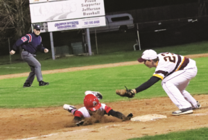 Brodhead-Juda baseball team splits double header at Jefferson