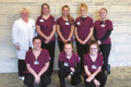 COURTESY PHOTO Independent Register
Nursing Assistants
With a shortage of CNAs, and many healthcare ma-jors requiring prior healthcare experience, this new venture presents a wonderful opportunity for Brod-head High School and Blackhawk Technical College  students. We would like to recognize and congratulate the following individuals: front row: Kaylee Homerding (Monroe High School), Rhianna Teubert, Hailey Hartwig; back row: Laura Powers BSN, Morgan Heinle, Addison Ommodt, Abbey Johnson, and Payton Hauser. Students with questions may contact Jennifer Flory, Brodhead High School Counselor.