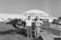 COURTESY PHOTO Independent Register
Aircraft donated
	Mr. Baglien is shown here with the donated plane’s designer Bernard Pietenpol who is considered the grandfather of the homebuilt aircraft movement.