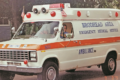 COURTESY PHOTO Independent Register
Brodhead Area EMS
	Brodhead Area EMS first ambulance was donated by Al Schneider.