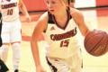 MANDY FIELDS PHOTO Independent Register
Lady Cardinals v. Clinton
	Joie Steinmann attacks the defense.