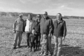 SUBMITTED PHOTO The Independent-Register
Members of the Brewer family gather for a photo in the soybean field on harvest day. The adults, from the left, are Tony Brewer, Nicole Brewer, Tami Behnke, Brian Behnke and Traci Brewer with youngsters Jaxson and Kinslee.