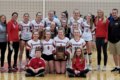 PHOTO SUBMITTED The Independent-Register
	The Brodhead volleyball team celebrates its regional win April 10 against Parkview. The girls were to face Columbus in the sectional semi-final on April 13, which is after the Independent-Register’s press time.